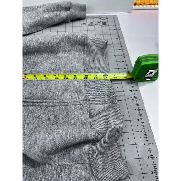 MW Gray Zip-Up Hoodie Sz. M Vintage 1980’s Metal Zipper ~minty~ Rocky Balboa - Picture 13 of 16